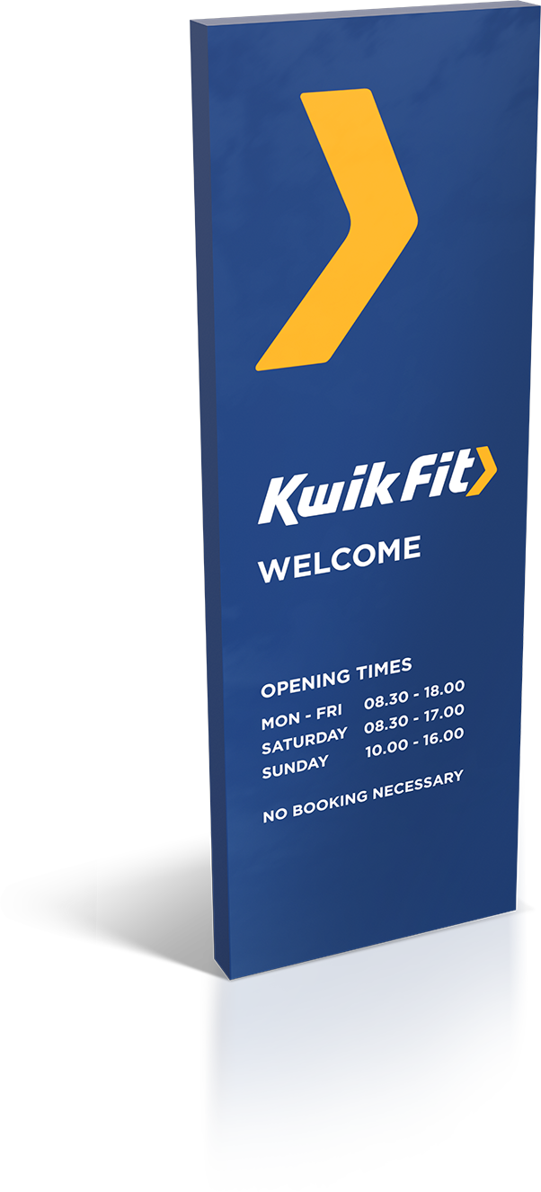 Kwik Fit totem.