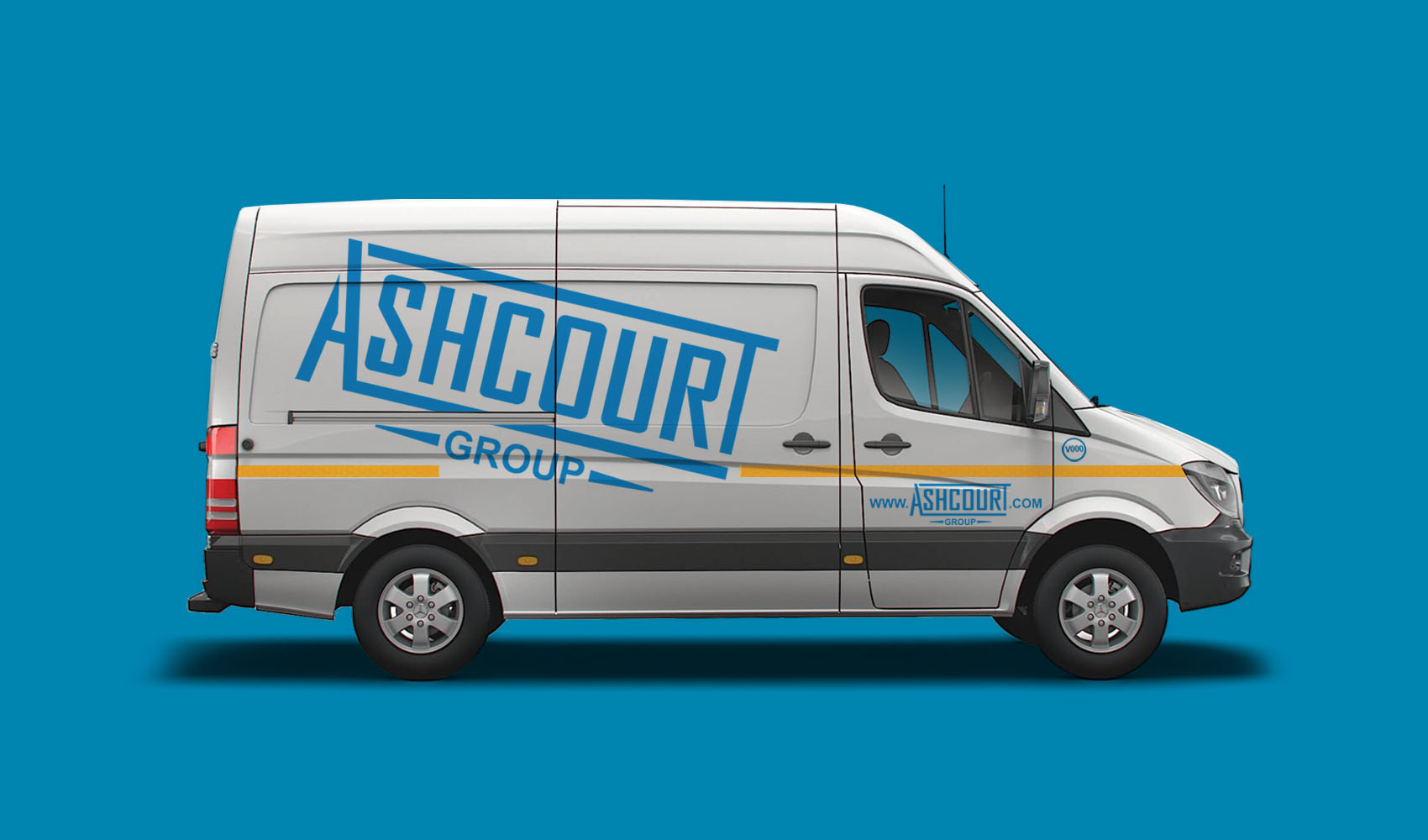 Ashcourt Group concept van livery.